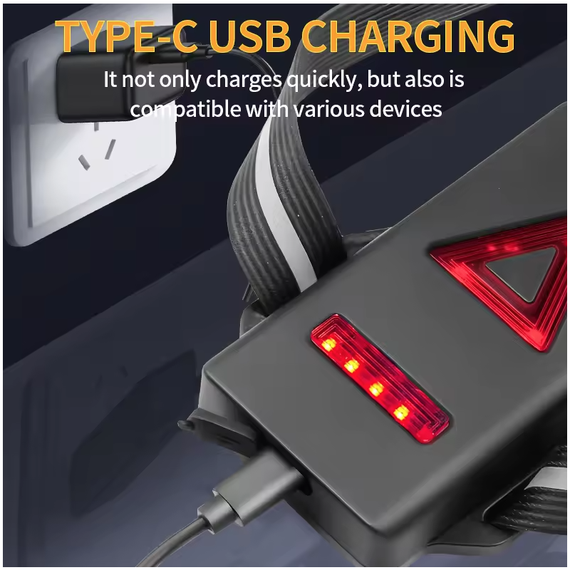 Nattløpelys LED Brystlys - Vanntett & Ultra-lys Sikkerhetslampe for Løping/Jogging