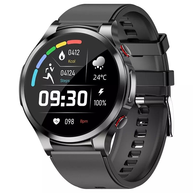 W11 Smart Watch 1,32" HD Heart Rate Ikke-invasivt blodsukker EKG? Kroppstemperatur Heart Rate Smart Armbånd