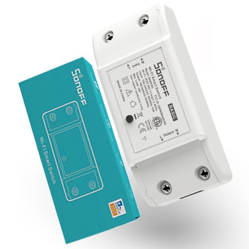SONOFF Basic R2 Wifi brytermodul universell smart lyskontroll med Alexa Google Assistant eWeLink app