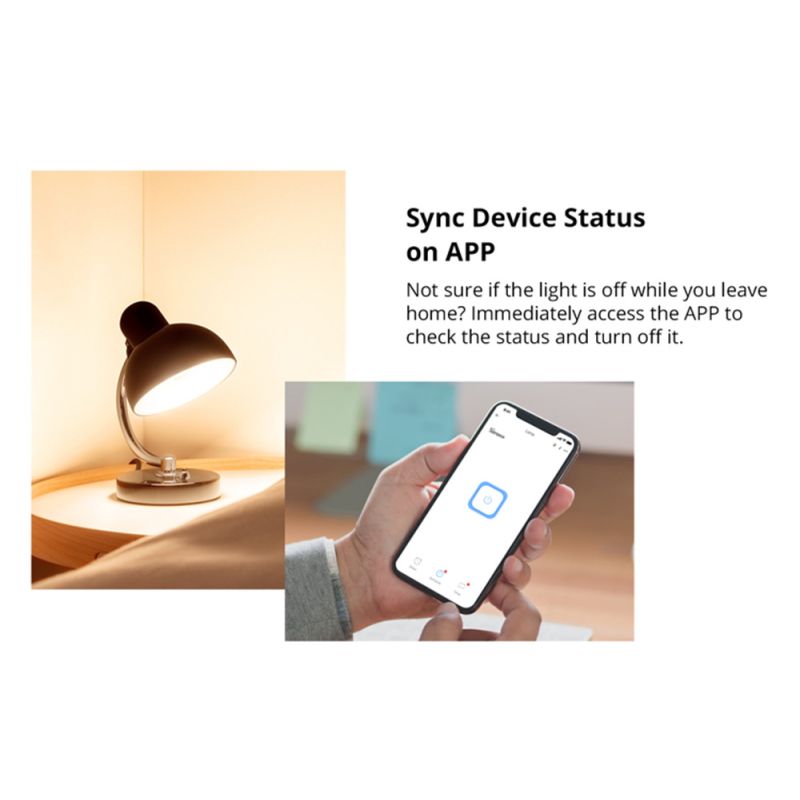 SONOFF Basic R2 Wifi brytermodul universell smart lyskontroll med Alexa Google Assistant eWeLink app