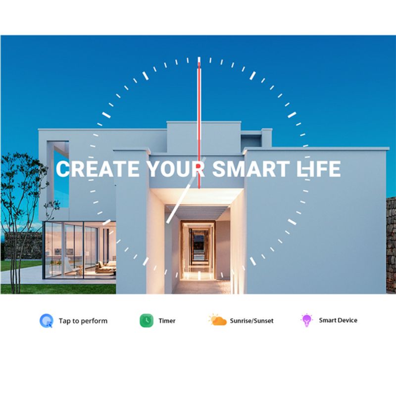 SONOFF Basic R2 Wifi brytermodul universell smart lyskontroll med Alexa Google Assistant eWeLink app