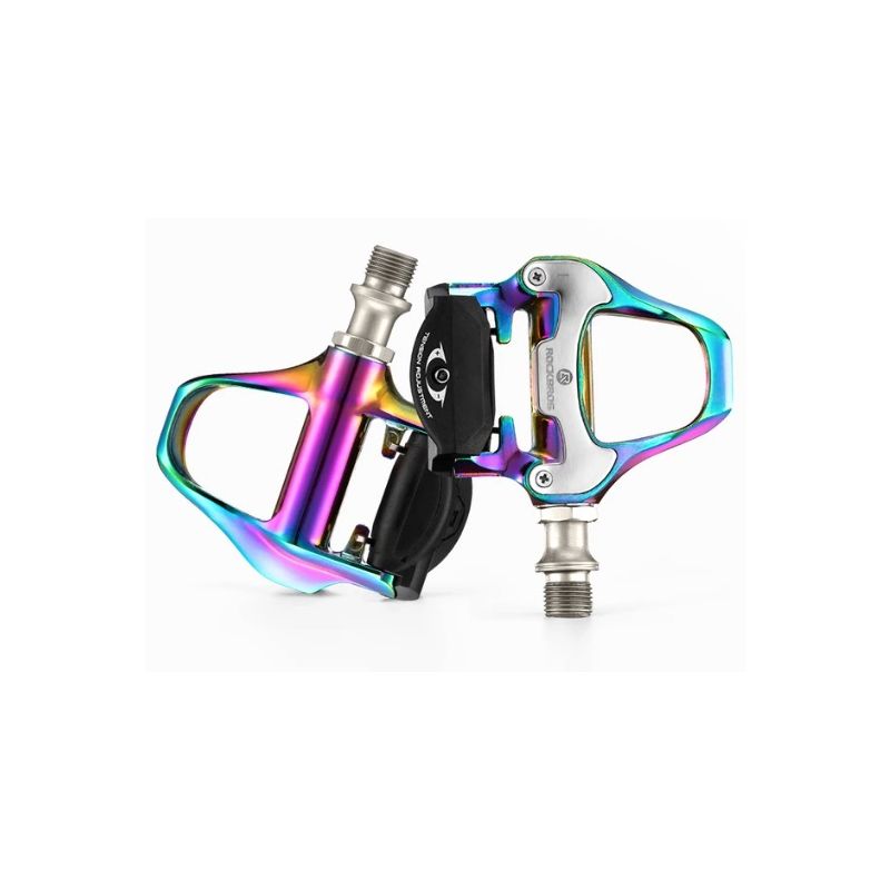 ROCKBROS SPD-SL ultralett aluminiumslegering sykkelpedaler selvlåsende høy ytelse landeveissykkelpedaler