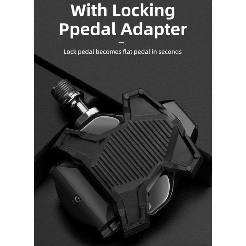 ROCKBROS SPD-SL ultralett aluminiumslegering sykkelpedaler selvlåsende høy ytelse landeveissykkelpedaler
