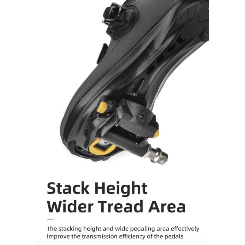 ROCKBROS SPD-SL ultralett aluminiumslegering sykkelpedaler selvlåsende høy ytelse landeveissykkelpedaler
