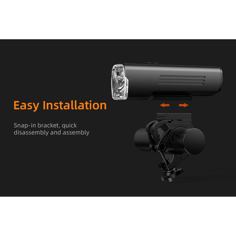 SUPERFIRE BL12 1300LM Sykkelfrontlys USB Oppladbar 4800mAh LED-hodelykt Sykkellampe Sykling