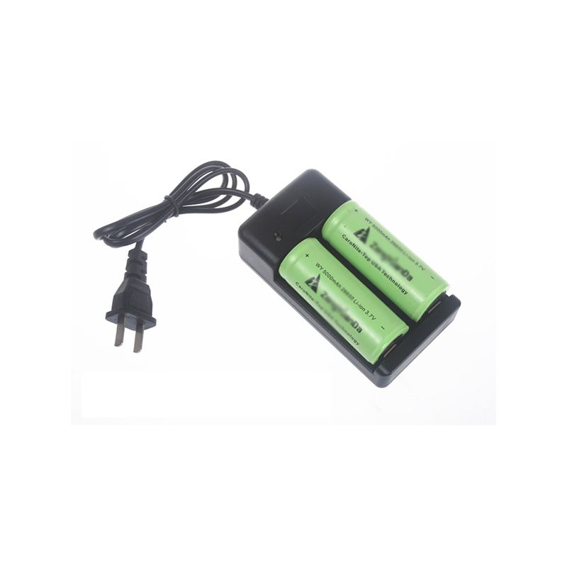 UltraFire Batterilader Dobbelt 18650/26650 AC 100~240V Pålitelig og Effektiv Lading Kompakt og Bærbar Nyhet
