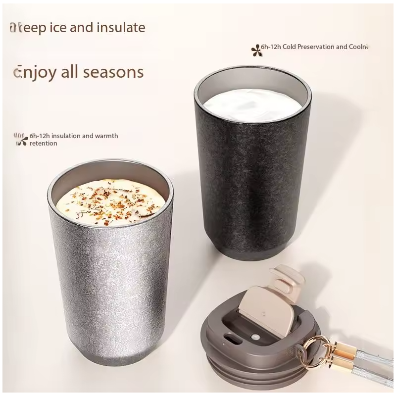 Titan Kaffekopp – Bærbar & lekkasjesikker utendørs reisekopp – Isolert og lettvekt