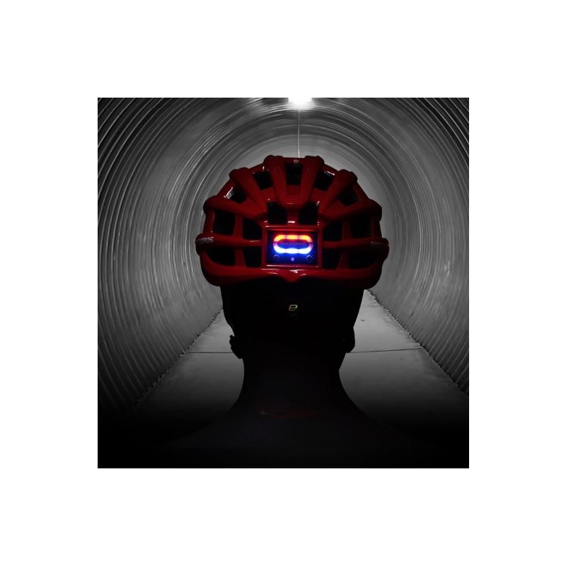 ROCKBROS Lett Sykkelhjelm med Insektnett Integrert Sikkerhetslys USB Lading Ultralett Komfortabel Hjelm