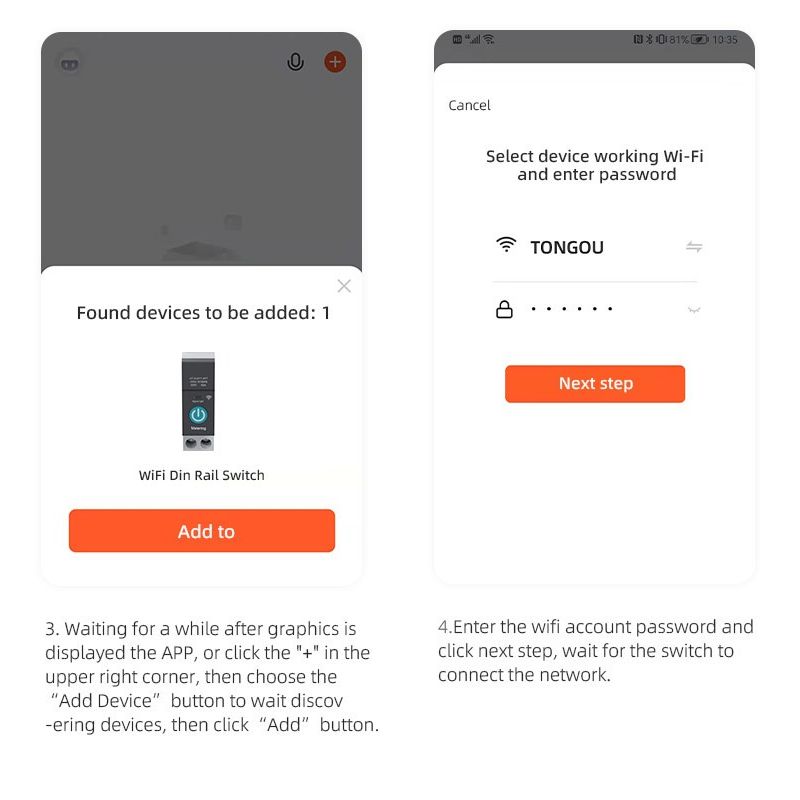 TONGOU Tuya WiFi Smart Strømbryter for Hjemmeautomasjon Fjernkontroll via APP, 63A DIN-skinne Elektrisk Sikkerhet