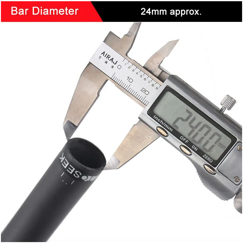 TOSEEK Fullkarbonstyre 400mm 420mm 440mm lett karbonstyre med intern kabelføring for landeveissykkel