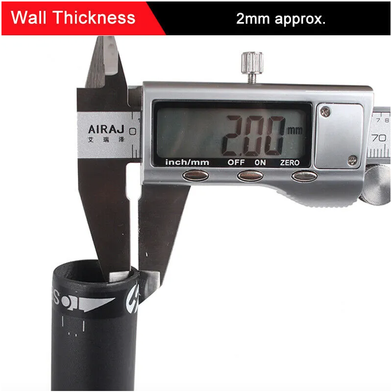 TOSEEK Fullkarbonstyre 400mm 420mm 440mm lett karbonstyre med intern kabelføring for landeveissykkel