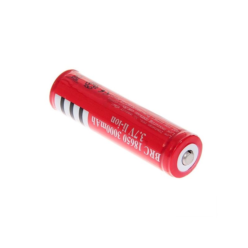 UltraFire 18650 3.7V 3000mAh beskyttet Li-ion batteri for lommelykter bærbar elektronikk høy-drain enheter