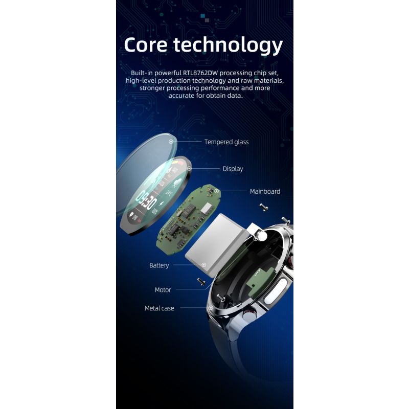 W11 Smartklokke 1,32