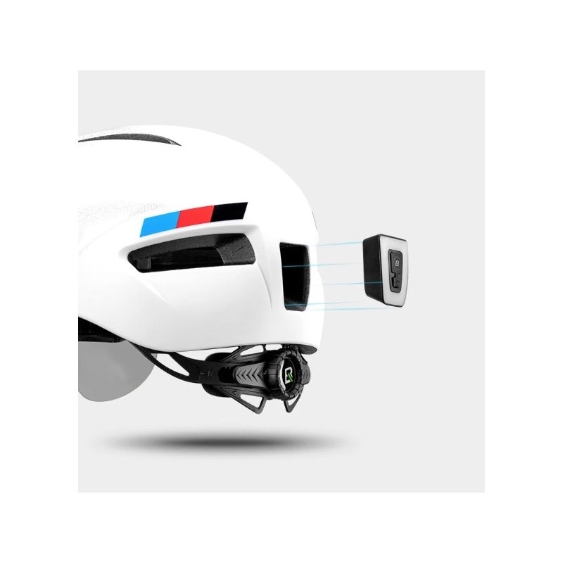 ROCKBROS Sykkelhjelm med Sykkel LED-lys Ultralett Design for Synlighet og Komfortabel Sykkelsikkerhet