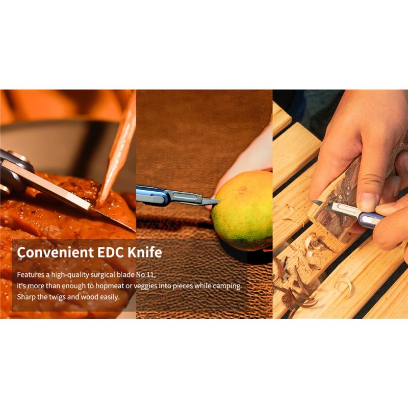 Wuben E62 beste multifunksjonell EDC pennelykt kompakt med 130 lumen flere lysmoduser langvarig batteritid