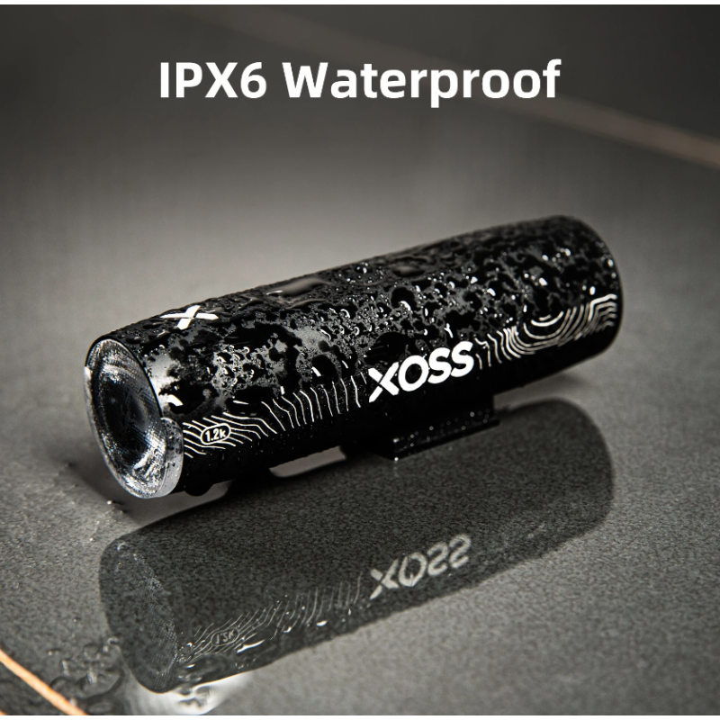 XOSS XL-1200 Sykkellykt 1200 Lumen Oppladbar Vanntett Type-C Lading Perfekt Sykkeltilbehør for Nattkjøring