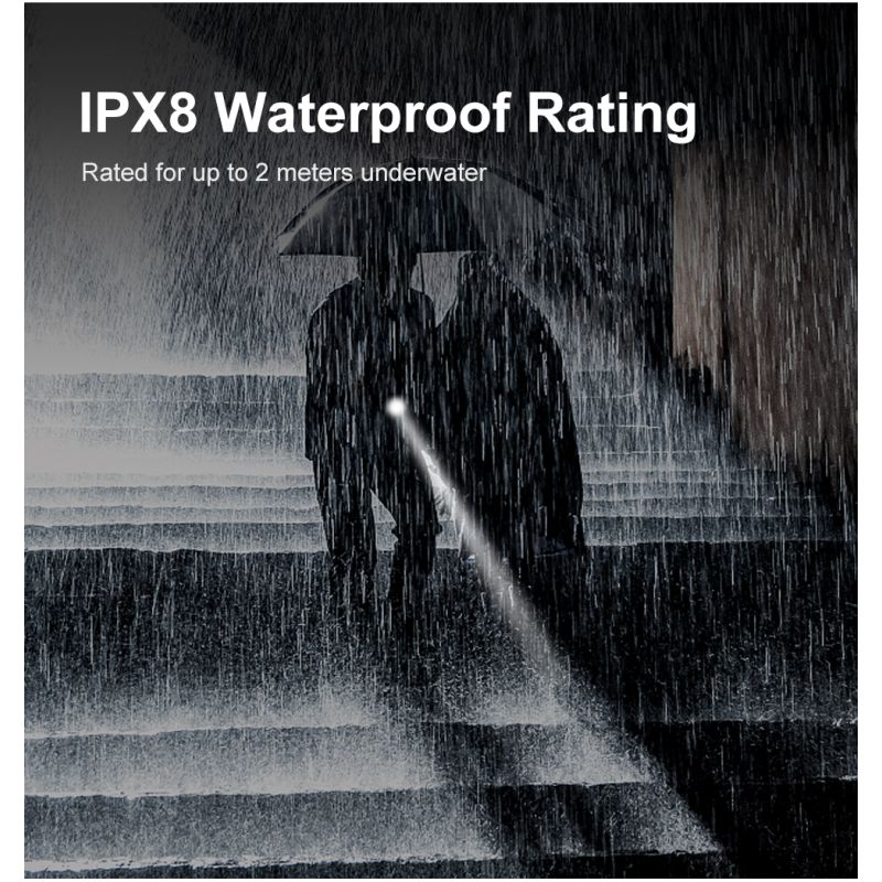 Klarus XT21X Pro kraftig LED lommelykt 4400 lumen oppladbar taktisk utstyr for camping og nødsituasjoner