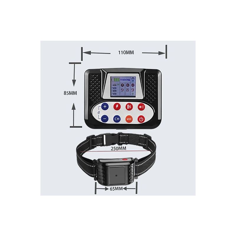 Trådløst elektronisk kjæledyrgjerde og smart hundetreningsenhet med fargeskjerm for trygg kjæledyropplæring