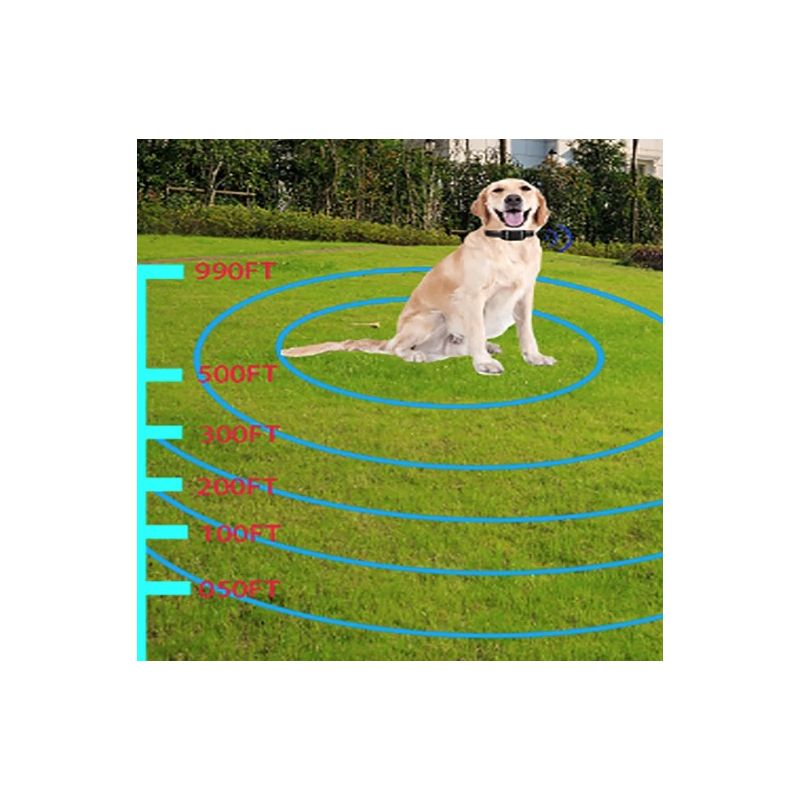 Trådløst elektronisk kjæledyrgjerde og smart hundetreningsenhet med fargeskjerm for trygg kjæledyropplæring