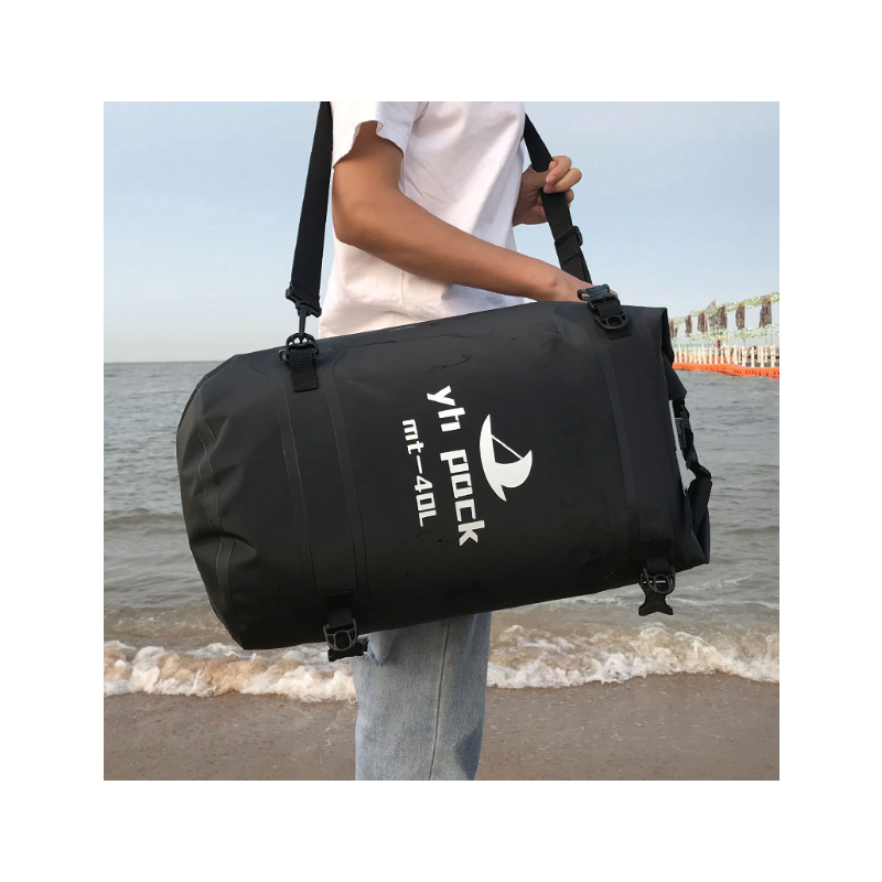 Vanntett Motorsykkelveske 40/80L - Sykkelveske & Bagasjebærer for Reiser! Rulletopp PVC