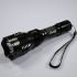 Robust grønnlys LED-lommelykt fra UniQueFire HS-802 for fjellturer Lang rekkevidde vanntett anti-abrasive