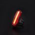 USB oppladbar sykkel baklys med COB lampe teknologi og flere lysmoduser for optimal sykkelsikkerhet