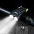 Sykkellys 2x T6 2400 lumen USB oppladbar sykkellysfront synlighet og sykkelsikkerhet seks lysmoduser