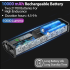 NITEBEAM sykkellampe 10000 lumen sykkellys foran USB-lading vanntett ideell for MTB og landeveissykling