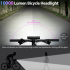 NITEBEAM sykkellampe 10000 lumen sykkellys foran USB-lading vanntett ideell for MTB og landeveissykling