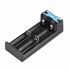 TrustFire TR-016 Micro USB batterilader kompakt lader med tre-trinns lading for optimal ytelse og batterilevetid
