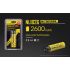Nitecore 18650 NL1826 Li-ion oppladbart batteri 2600mAh lettvekt lommelyktbatteri for pålitelig ytelse