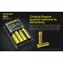 Nitecore UMS4 Intelligent USB-lader Perfekt for 18650 21700 26650 Hurtiglading USB-C Inngang Pålitelig Friluftsliv