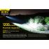 Nitecore MH10 V2 lommelykt 1200 lumens kraftig lysstråle USB-C lading kompakt og solid utendørs lys