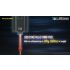 Nitecore T4K bærbar nøkkelringlommelykt 4000 lumen USB-C lading kompakt design for profesjonell bruk