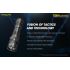 Nitecore P20iX LED lommelykt 4000 lumen USB-C oppladbar slitesterk utendørs taktisk lommelykt camping