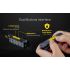 NITECORE HU2000 LED hodelykt USB-C oppladbar 2000 lumen for profesjonell bruk med 160 meter stråleavstand