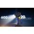 NITECORE TINI3 600 Lumen Nøkkelringlys Mini EDC Lommelykt for Hverdagsbruk Oppladbar og Kompakt Design
