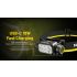 Nitecore HC75 3000 Lumen hodelykt USB-C oppladbar zoombar lang batteritid jakt nattcamping fottur