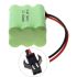 7.2V 1800mAh Ni-MH AA Oppladbart Batteripakke SM Plugg for Modellbiler/Fly | Høy Kapasitet!