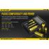 Nitecore D4 Digicharger batterilader med LCD skjerm Li-Ion 18650 Ni-MH sikkerhet og effektivitet retur mulig
