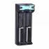 TrustFire TR-016 Micro USB batterilader kompakt lader med tre-trinns lading for optimal ytelse og batterilevetid