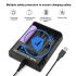 YONII D4 Batterilader: Intelligent 4-spor LCD USB-lader for 18650, 21700, AA/AAA, Ni-MH!