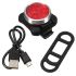USB-oppladbar sykkellys HJ-030 3 LED 4 moduser vanntett frontlys kompakt design for sykkelsikkerhet