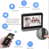 Tuya Smart 1080P WiFi kikkhull videokamera med PIR bevegelsesdetektor nattsyn og justerbar følsomhet