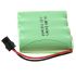 4,8V AA oppladbart batteri 1800mAh Ni-MH SM Plugg miljøvennlig batteri for leker og fjernkontroller