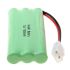 Oppladbar 7.2V 1800mAh Ni-MH AA Batteripakke med Stor Hvit Plugg for RC Lekebiler og Modellfly