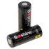Soshine 26650 5500mAh Li-ion oppladbart batteri 3.7V 2 pakke for lommelykter med PCB beskyttelse