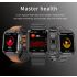 ET550 Smartklokke Blodsukker EKG Kroppstemperatur Blodtrykk Blod Oksygen Hjertefrekvens Bluetooth Call Fitness Tracker