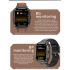 ET550 Smartklokke Blodsukker EKG Kroppstemperatur Blodtrykk Blod Oksygen Hjertefrekvens Bluetooth Call Fitness Tracker