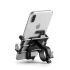 ROCKBROS telefonholder motorsykkel CNC aluminiumslegering fem klør justerbar sklisikre silikongrep stabil